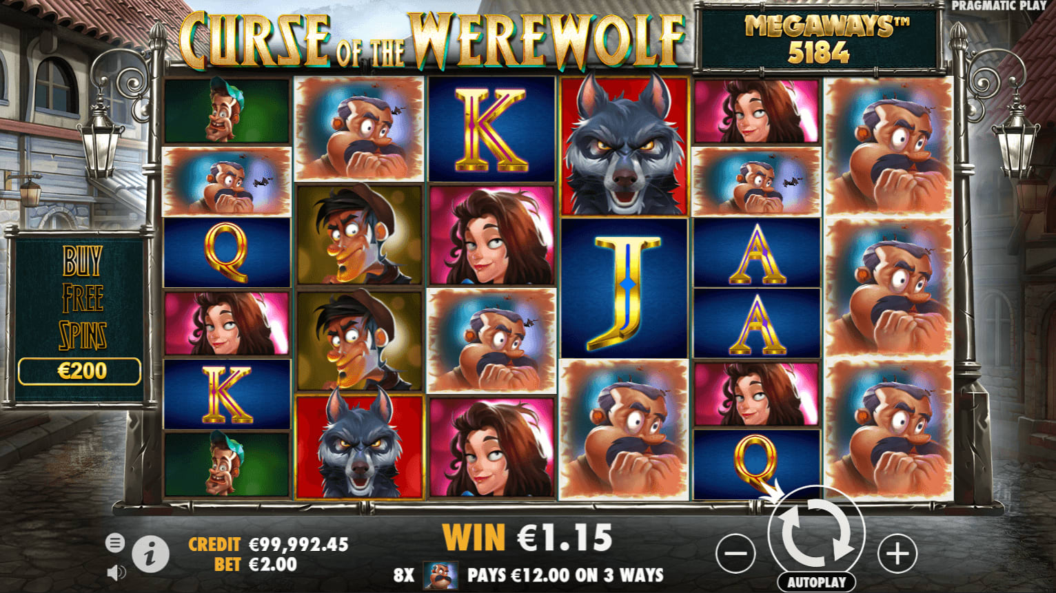 Curse of the Werewolf Megaways slot apk para android  1.0.0 screenshot 1