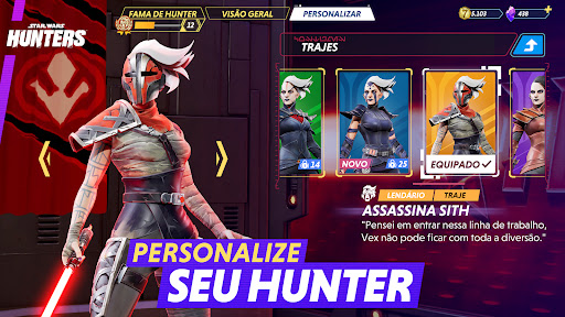 Star Wars Hunters mod apk dinheiro e gemas ilimitados última versão  1.1.1 screenshot 1