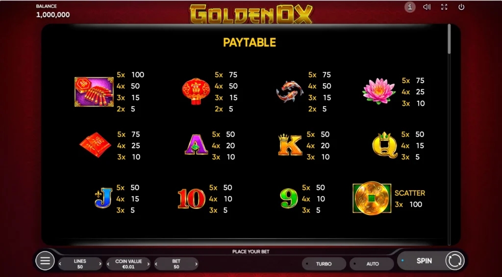 Golden Ox slot apk para android  1.0.0 screenshot 1