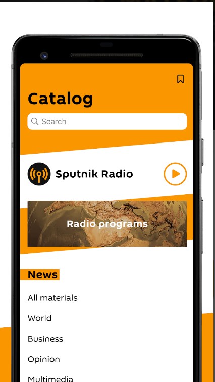 Sputnik News app para download Android  6.5 screenshot 1