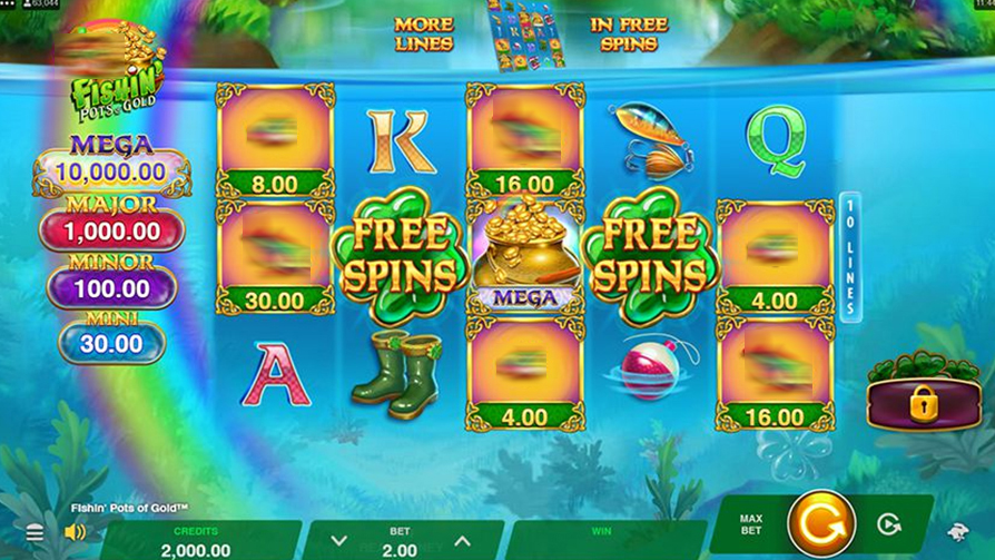 Fishin＇ Bigger Pots Of Gold slot apk para android  1.0.0 screenshot 3