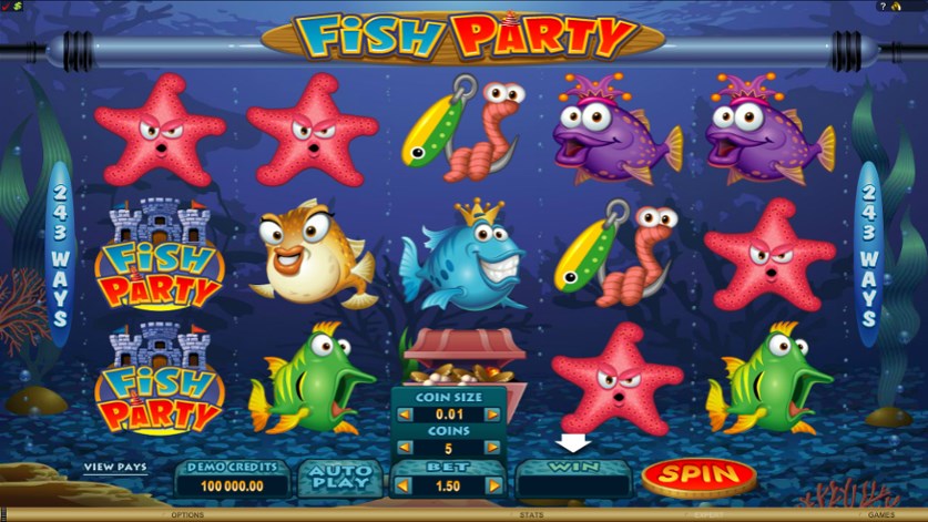 Fish Party slot apk para android  1.0.0 screenshot 3