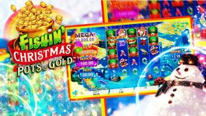 Fishin＇ Christmas Pots of Gold slot apk para android图片1