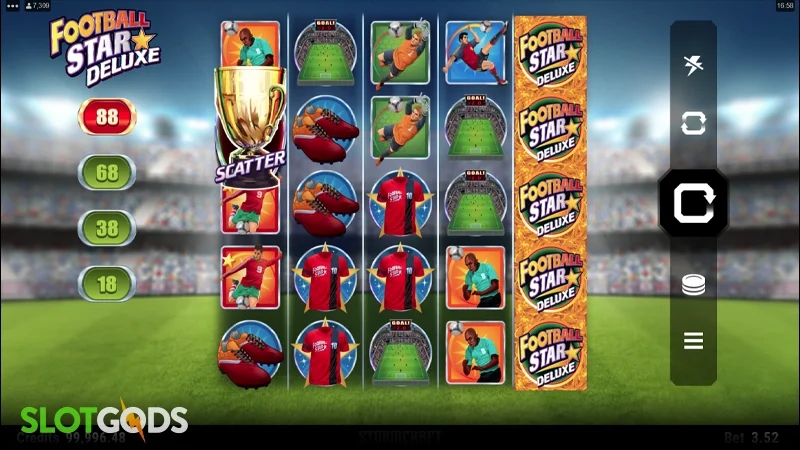 Football Star Deluxe slot apk para android  1.0.0 screenshot 3