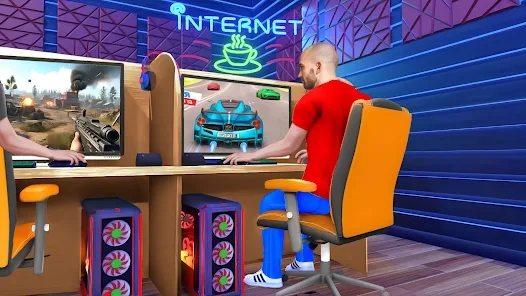 Internet Cafe Shop Simulator Apk para Android  1.1 screenshot 2