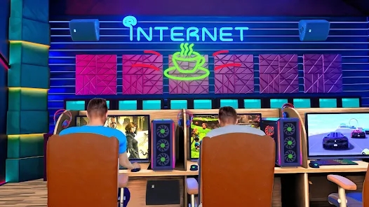 Internet Cafe Shop Simulator Apk para Android  1.1 screenshot 1