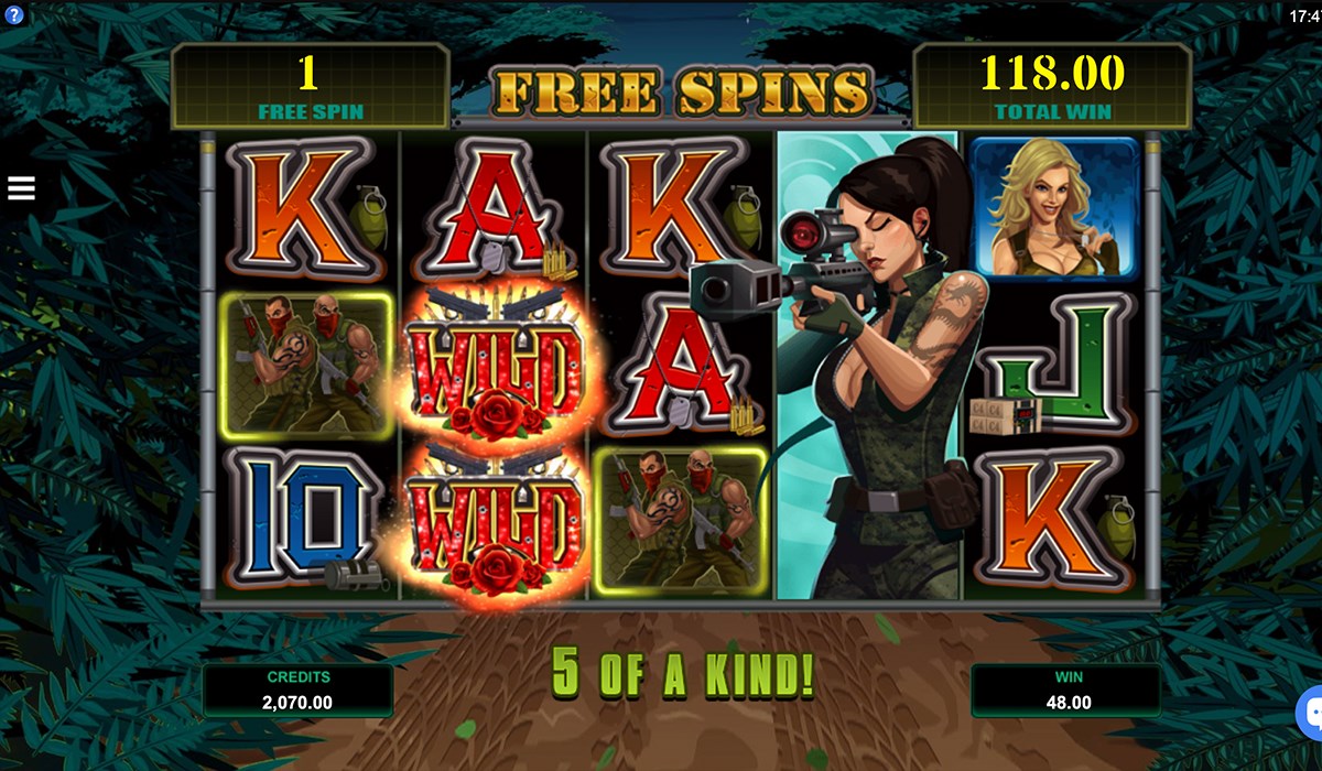 Girls With Guns Jungle Heat slot apk para android  1.0.0 screenshot 1