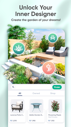 garden joy mod apk 1.32.53 tudo ilimitado última versão  1.32.53 screenshot 1