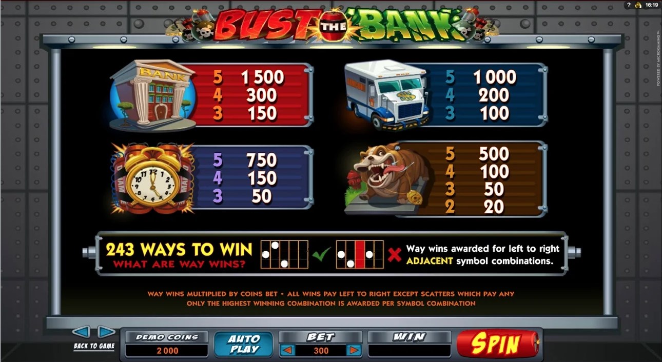 Bust the Bank slot apk para android  1.0.0 screenshot 3