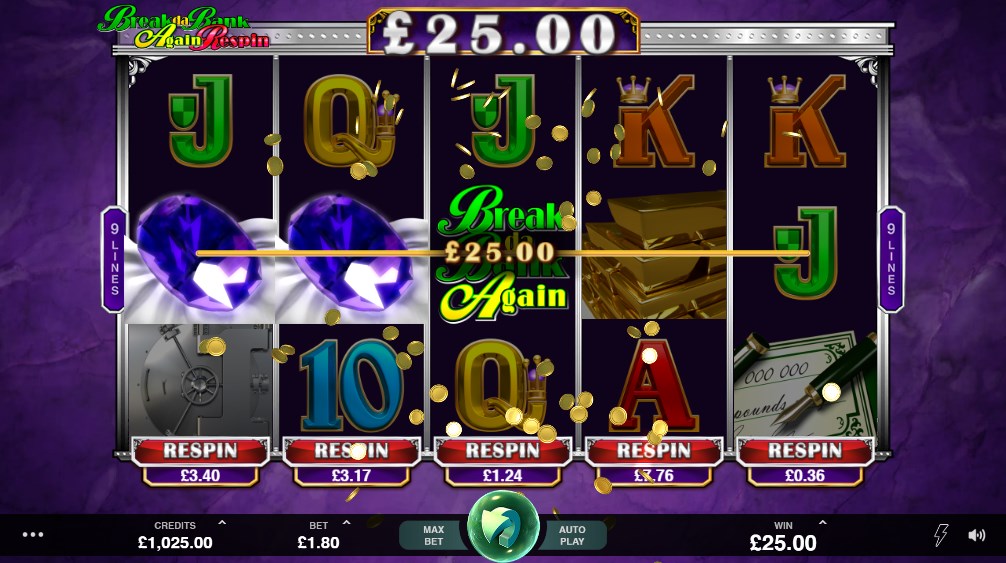 Break Da Bank Again Respin slot apk para android  1.0.0 screenshot 1