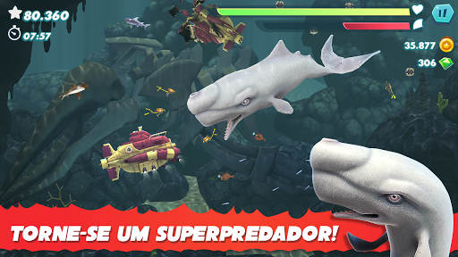 Hungry Shark Evolution Ataque dinheiro infinito apk 11.5.0 última versão  11.5.0 screenshot 1