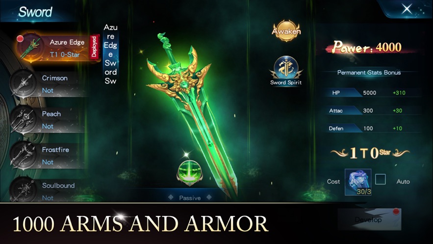 Immortal Saga Green Snake Apk Baixar para Android  v1.0 screenshot 1