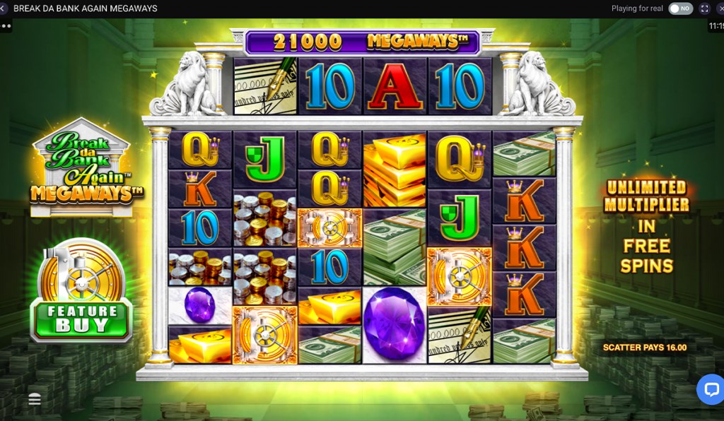 Break Da Bank Again MEGAWAYS slot apk para android  1.0.0 screenshot 3