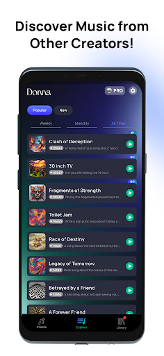 Donna AI Song & Music Maker mod apk premium desbloqueado  1.0.6 screenshot 1