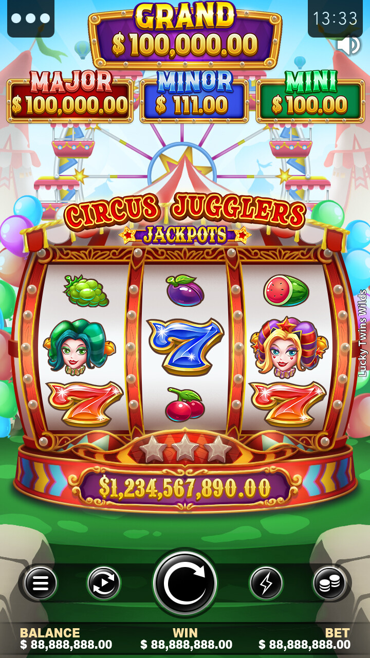 Circus Jugglers Jackpots slot apk para android图片1