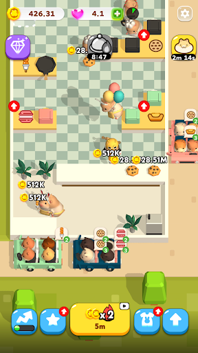 Chef Hamster Culinária Fofa mod apk dinheiro e gemas ilimitados  1.0.0 screenshot 1