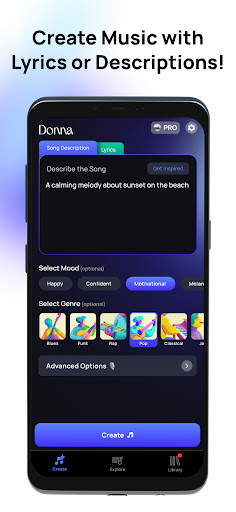 Donna AI Song & Music Maker mod apk 1.0.7 premium desbloqueado  v1.0.7 screenshot 2