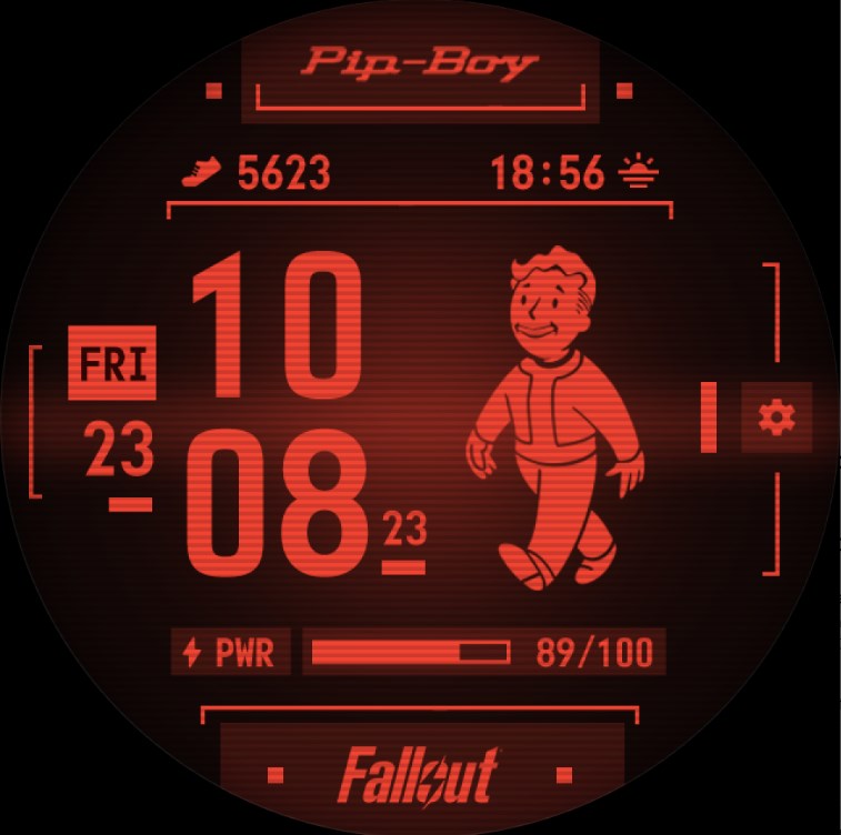 Fallout Pip Boy SE Watch Face Apk Download Grátis  1.0 screenshot 1