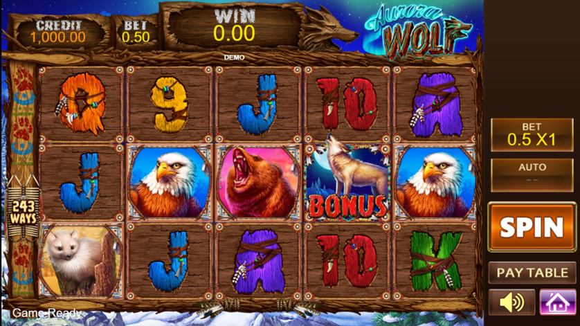 Aurora Wolf slot apk para android  1.0.0 screenshot 3