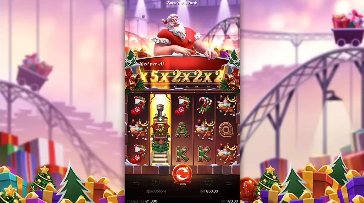 Santa＇s Gift Rush slot apk para android  1.0.0 screenshot 1