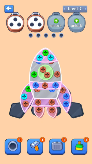 Screw Sort Puzzle Pin Jam Apk para Android图片1