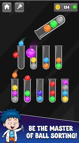 Ball Sort Color Stack Puzzle Apk Download para Android图片1