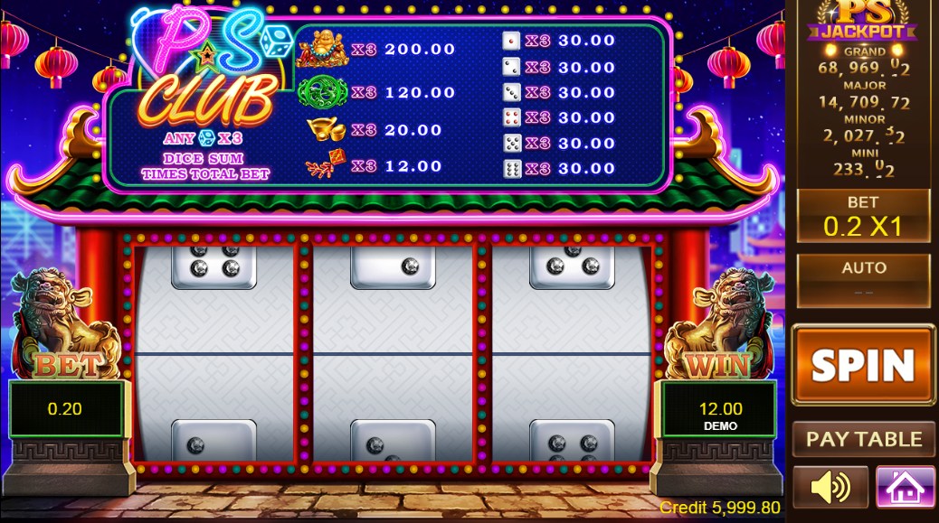 PS CLUB slot apk para android  1.0.0 screenshot 1