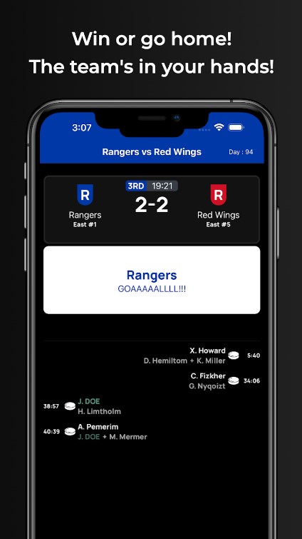 Hockey Career Apk Versão mais recente  1.3 screenshot 1