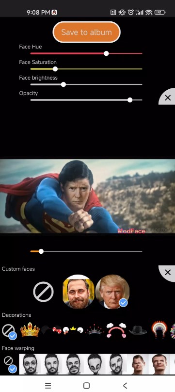 ModFace Apk Versão mais recente do  1.1.90 screenshot 3