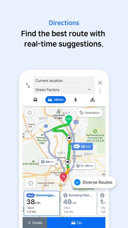 NAVER Map Navigation App para Android Baixar  5.28.3.1 screenshot 1